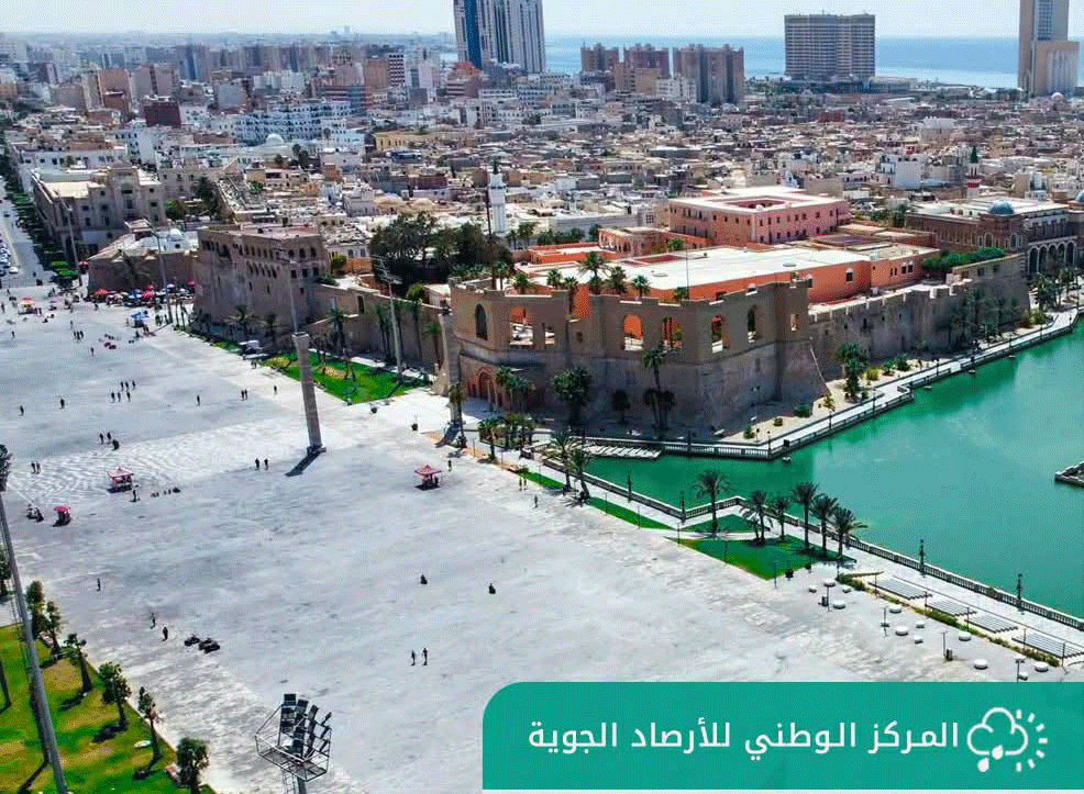 تواصل الكتلة الهوائية الساخنة تأثيرها على مناطق الشمال الغربي وغدامس
