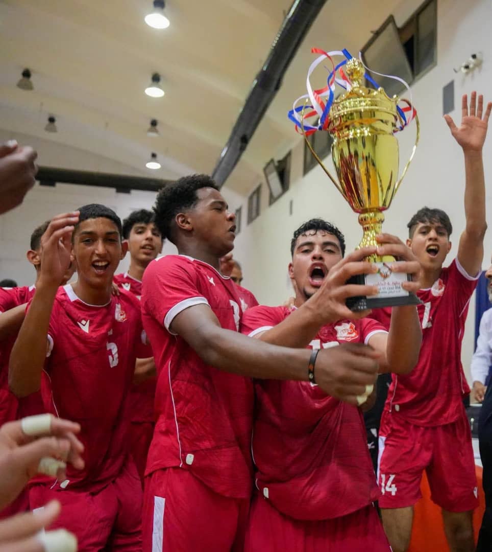 طائرة الأهلي بنغازي تحقق بطولة كأس الاتحاد الفرعي تحت 17 سنة