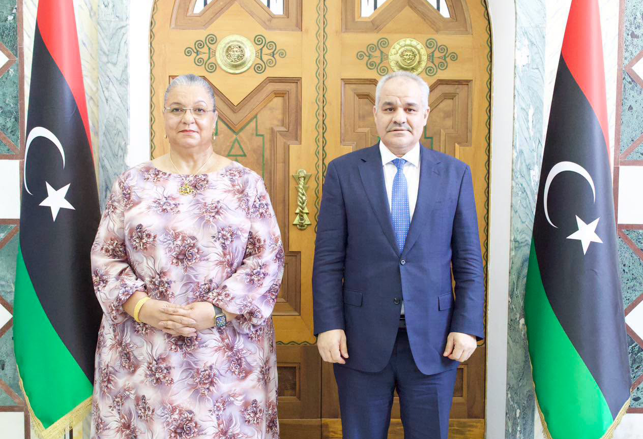 محافظ مصرف ليبيا المركزي يلتقي الممثلة الخاصة للأمم المتحدة
