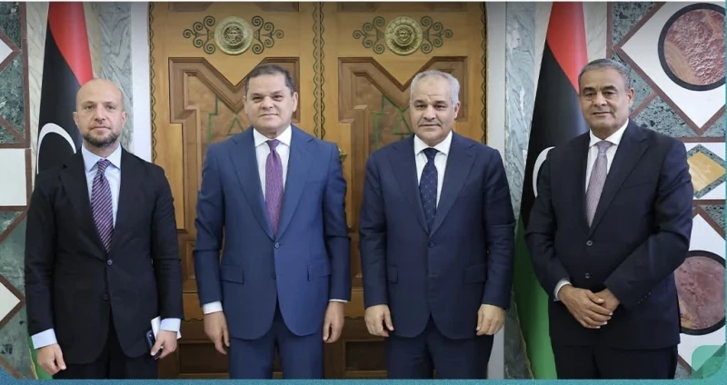 الدبيبة ومحافظ المركزي يبحثان الأوضاع الاقتصادية والمالية والاتفاق الموحد