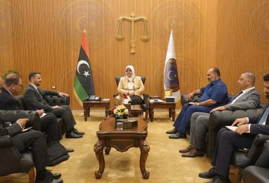 وزيرة العدل تبحث تعزيز التعاون القضائي وتبادل الخبرات مع سوريا